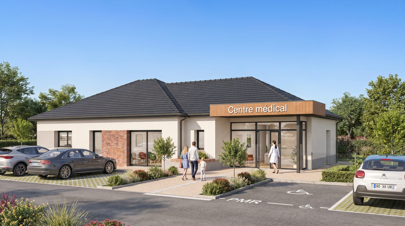 Centre medical ERP, vue exterieure