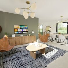 Salon d'une maison neuve à Saint-Amand-les-Eaux