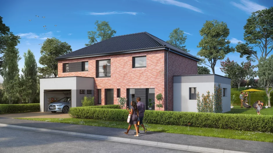 Maison moderne 5 chambres double garage